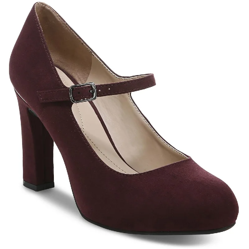 Alfani Womens Tresta Faux Suede Evening Mary Jane Heels