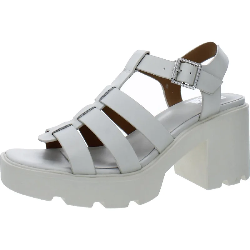 DV By Dolce Vita Womens Lindy Strappy Buckle Platform Heels