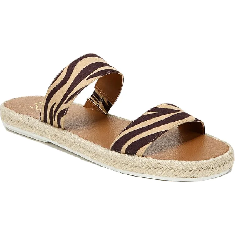 Franco Sarto Womens Posie Flat Espadrille Flip-Flops