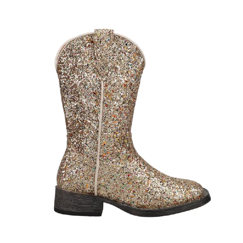 Glitter Galore Square Toe Cowboy Boots (Little Kid-Big Kid)