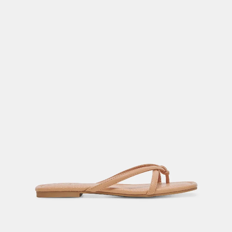 LUCCA SANDALS LIGHT TAN STELLA