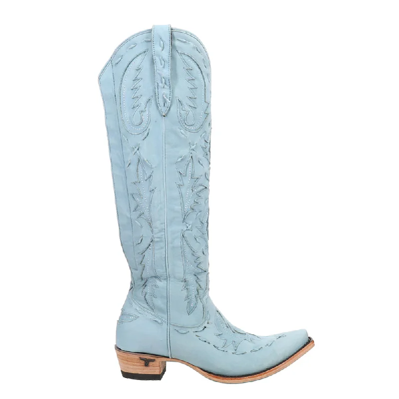 Reverie Overlay Corset Tooled-Inlay Snip Toe Cowboy Boots