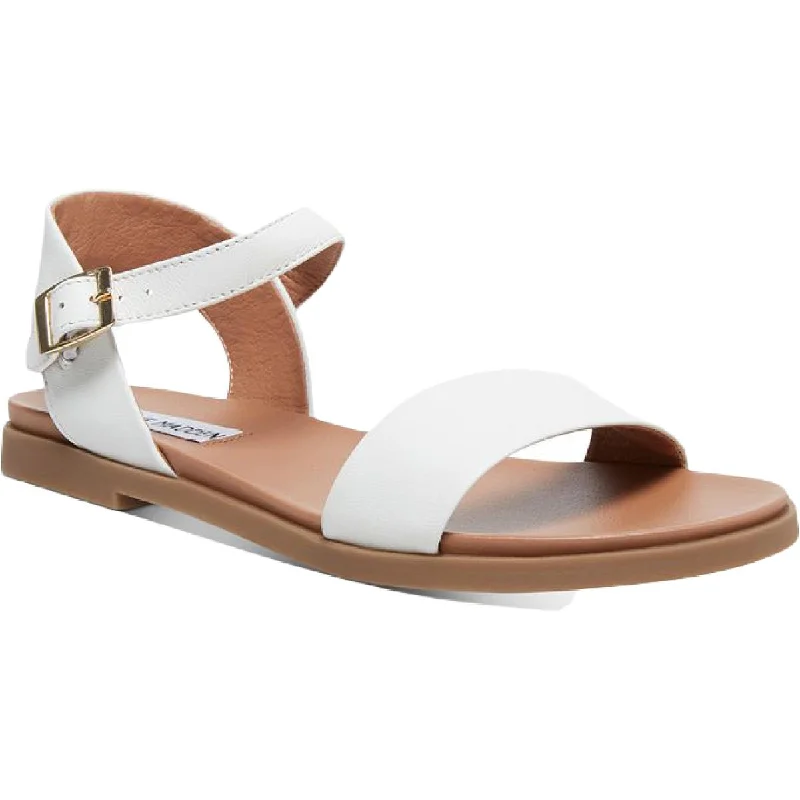 Steve Madden Womens Dina Ankle Flat Sandals