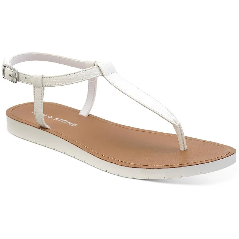 Sun + Stone Womens SSKRISTI STRAPPY Thong Sandals