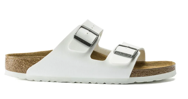 Women's Arizona Birko Flor Sandals In White