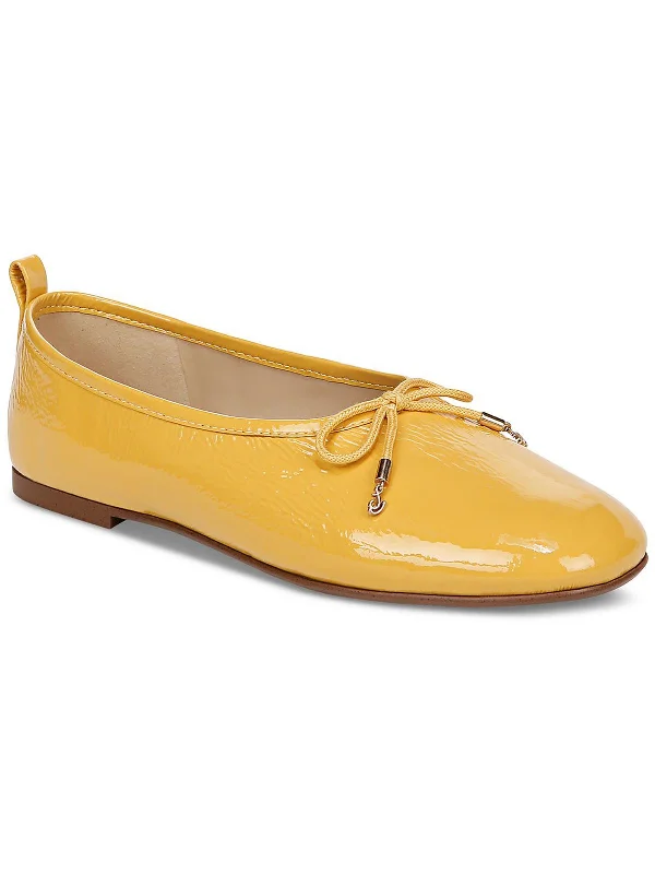 Ari Womens Patent Flat Ballet Flats