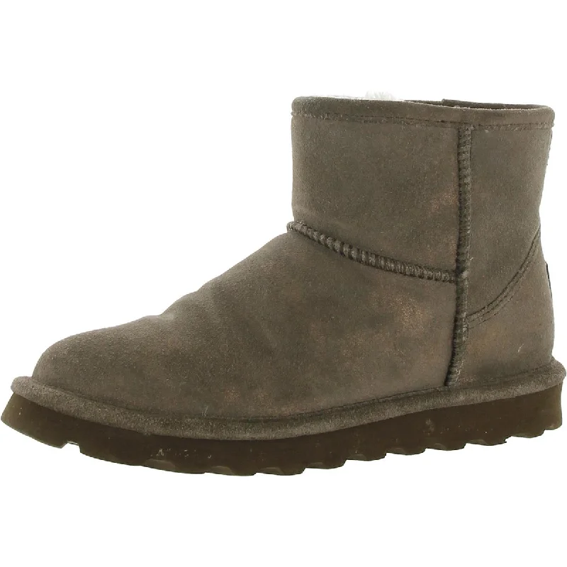 Bearpaw Womens Alyssa Suede Pull On Winter & Snow Boots