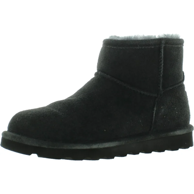 Bearpaw Womens Alyssa Wide Suede Pull on Winter & Snow Boots