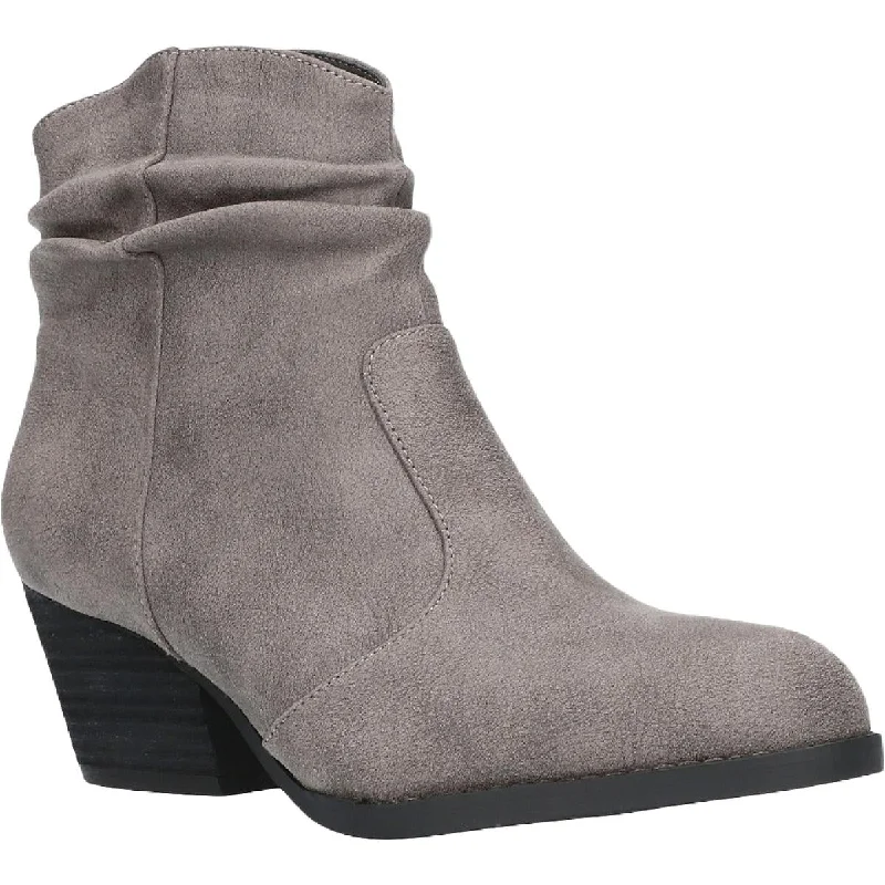 Bella Vita Womens Helena Round Toe Slouchy Booties