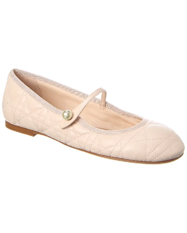 Dior Leather Ballerina Flat