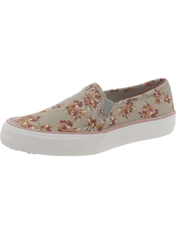 Double Decker Womens Floral Print Slip On Loafers