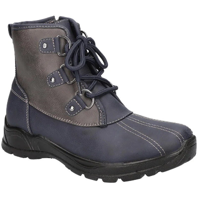 Easy Dry by Easy Street Womens Arctic Faux Leather Winter & Snow Boots