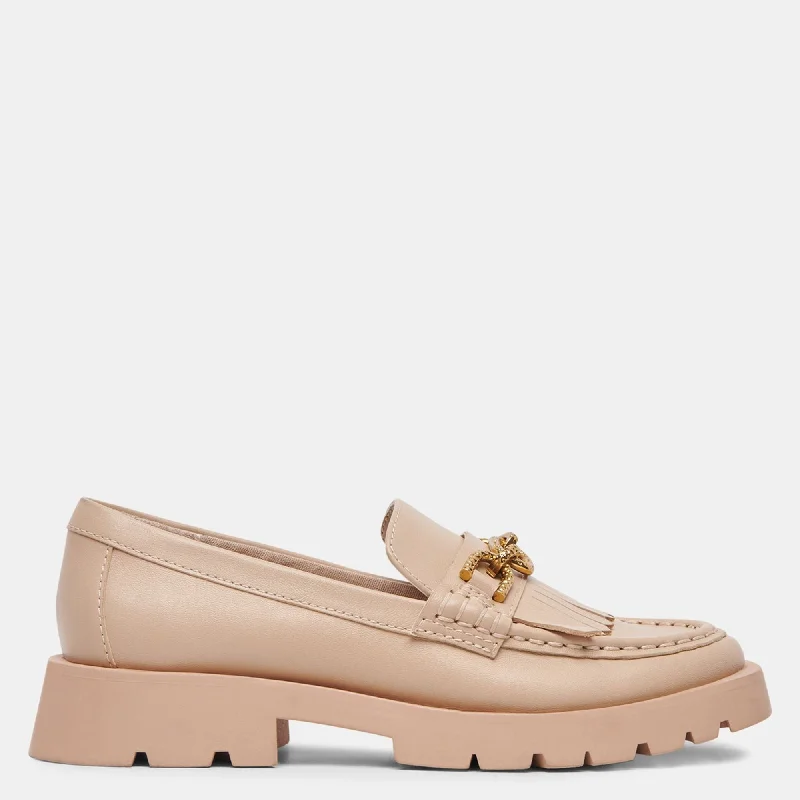 ERNA FLATS LT BLUSH LEATHER