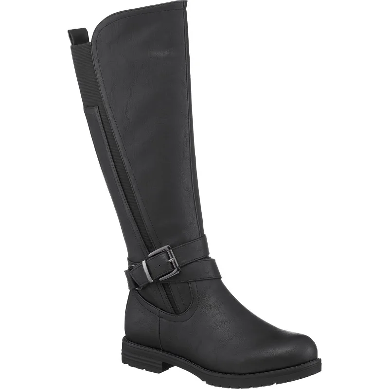 GC Shoes Womens Aston Faux Leather Knee-High Boots