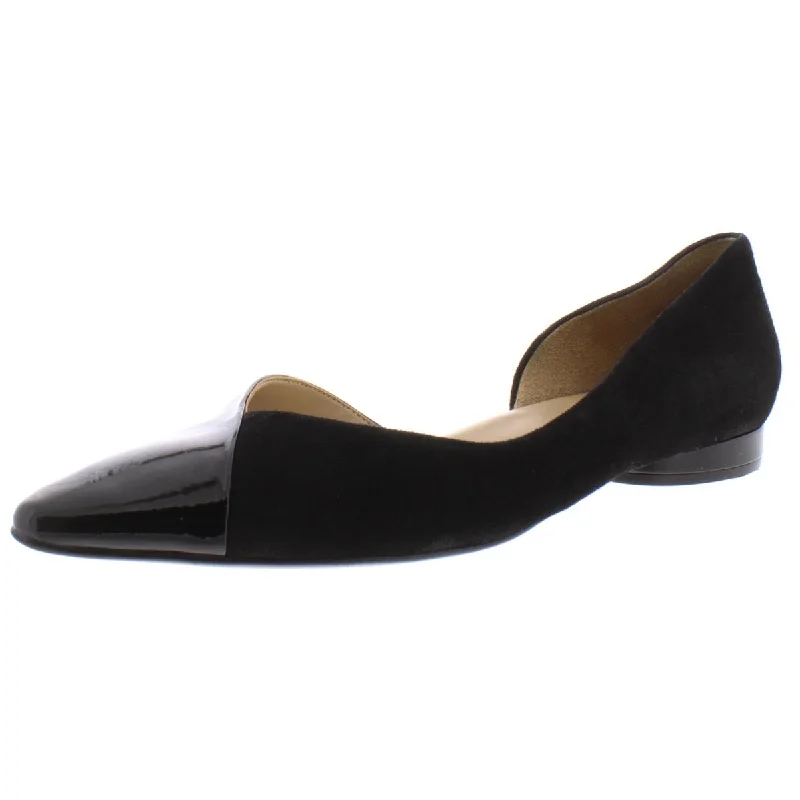 Hayden Womens Solid Patent Leather D'Orsay