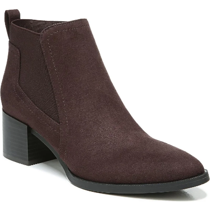 LifeStride Womens DAKOTA Block Heel Pull On Ankle Boots