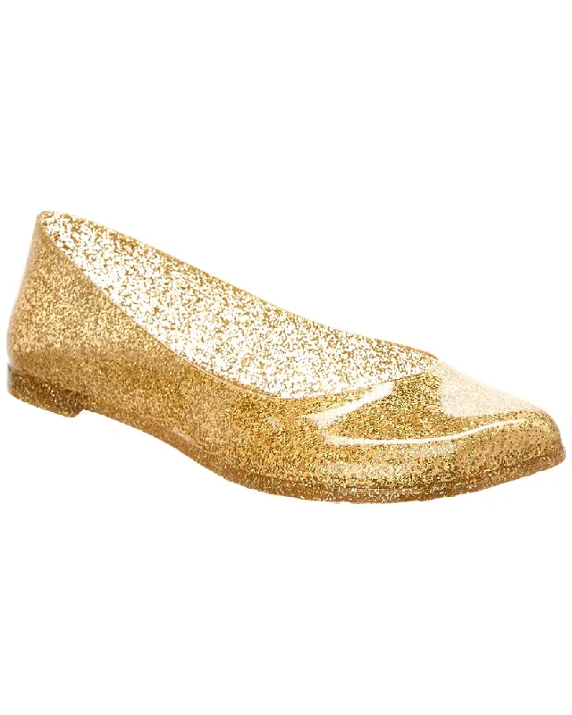 Loewe Paula's Ibiza Glittered Ballet Flat