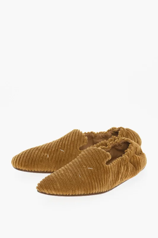 Maison Margiela Mm22 Corduroy Ballet Flat