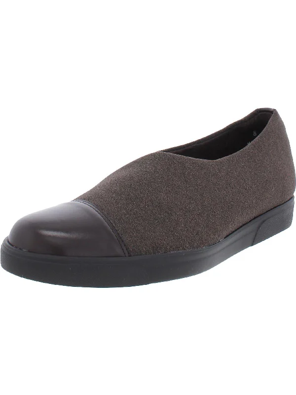 Plum Womens Lightweight Slip-On Ballet Flats