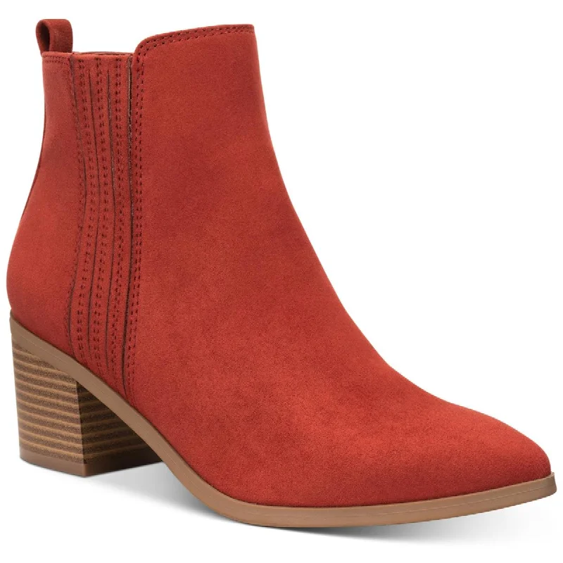 Sun + Stone Womens Asterr Slip On Dressy Booties