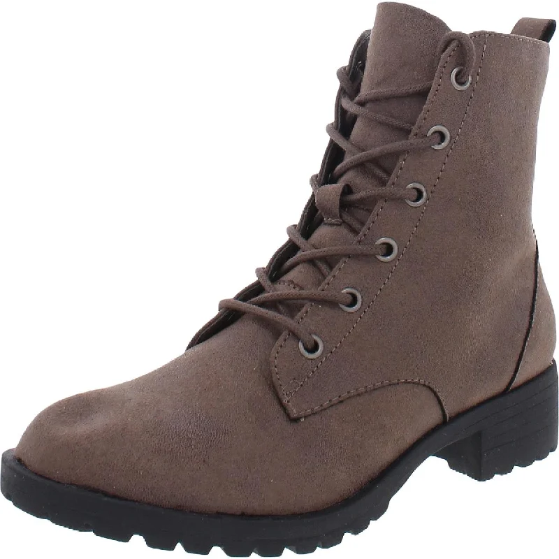 Sun + Stone Womens Frannie Lace - Up Casual Ankle Boots