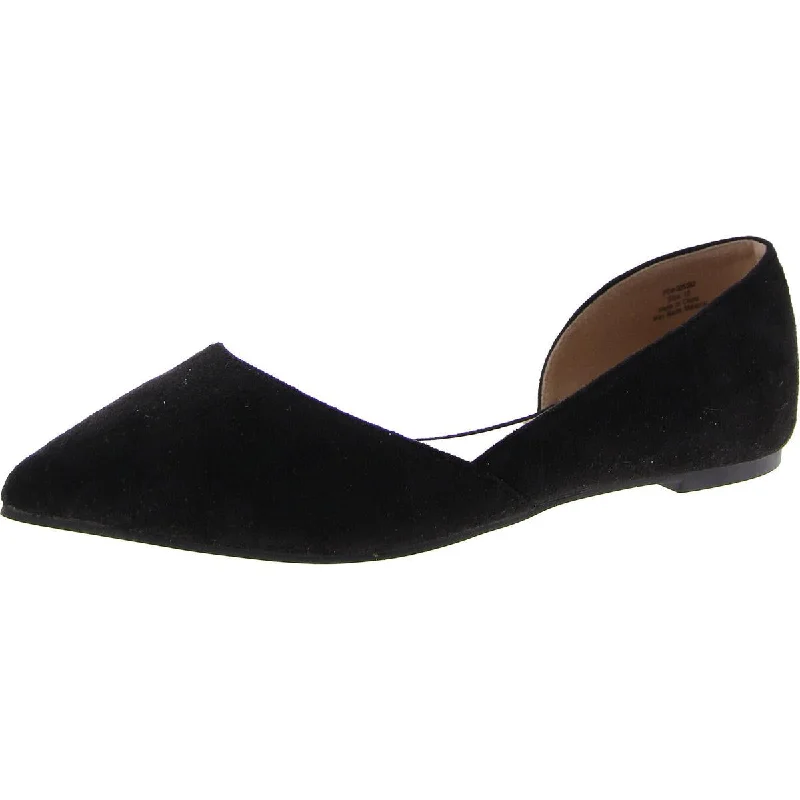 Womens Pointed Toe Open Side D'Orsay