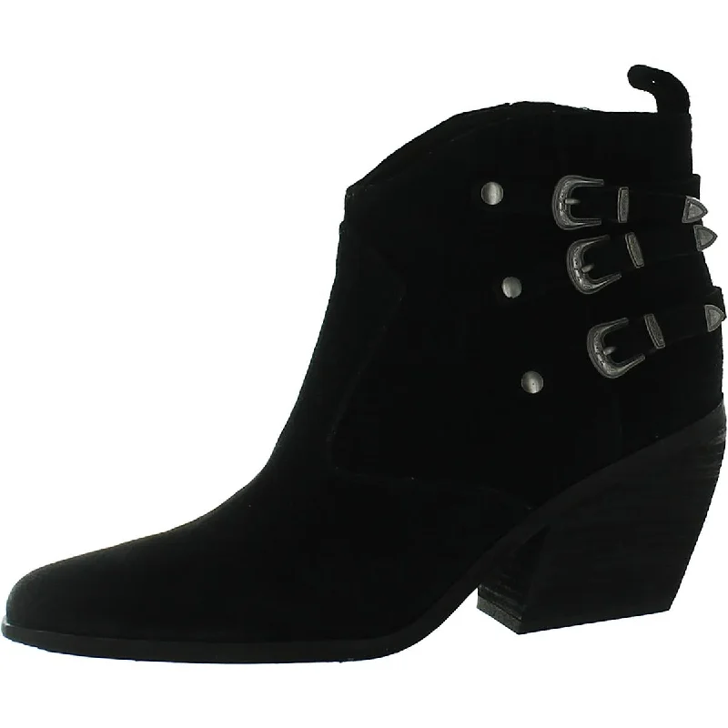 Zodiac Womens Dacey Suede Zipper Ankle Boots