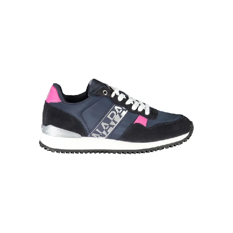 Napapijri Elegant Blue Lace-Up Sporty Women's Sneakers