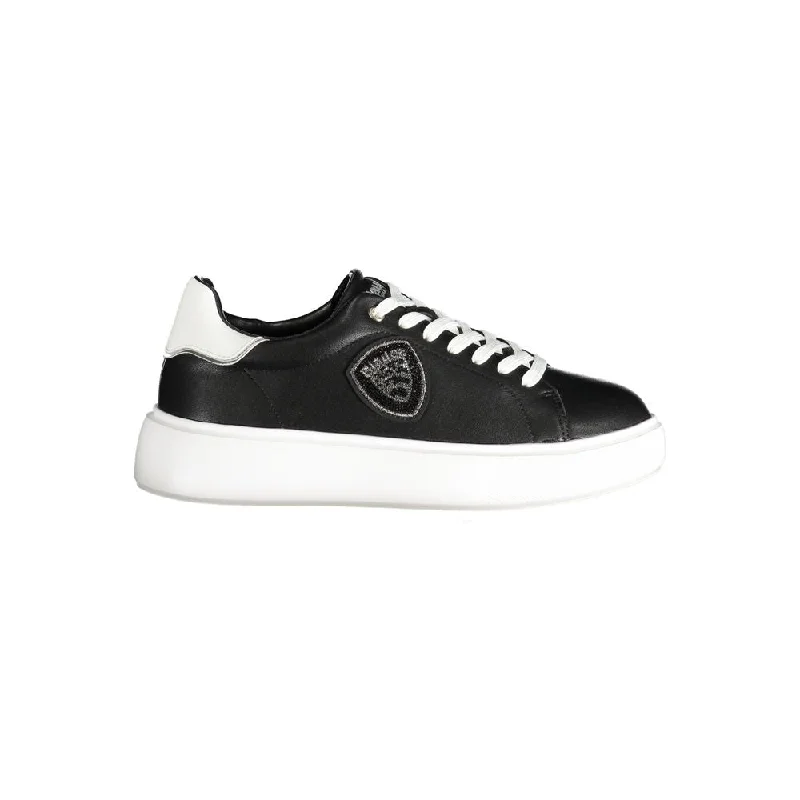 Blauer Black Polyester Women's Sneaker