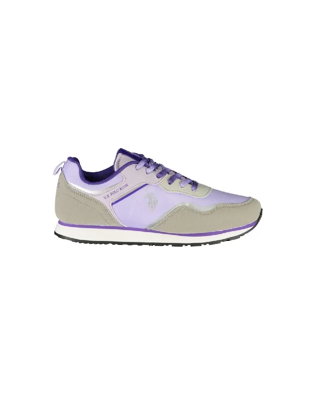 U.S. POLO ASSN. US POLO ASSN Mens Casual Sneakers GreyPurple