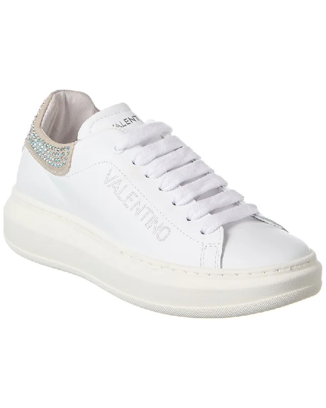 Valentino By Mario Valentino Fresia Sparkling Leather Sneaker