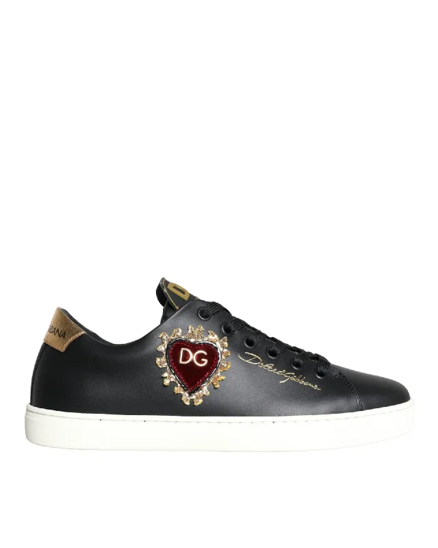 Dolce & Gabbana  DG Heart Leather Sneakers