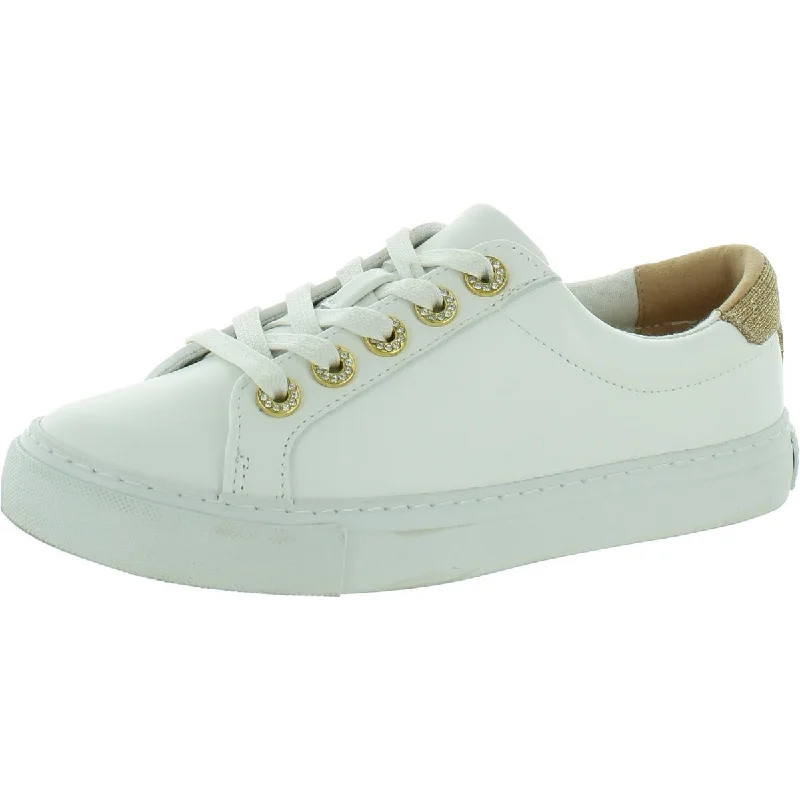 LUX HALLIE Womens Leather Casual And Fashion Sneakers