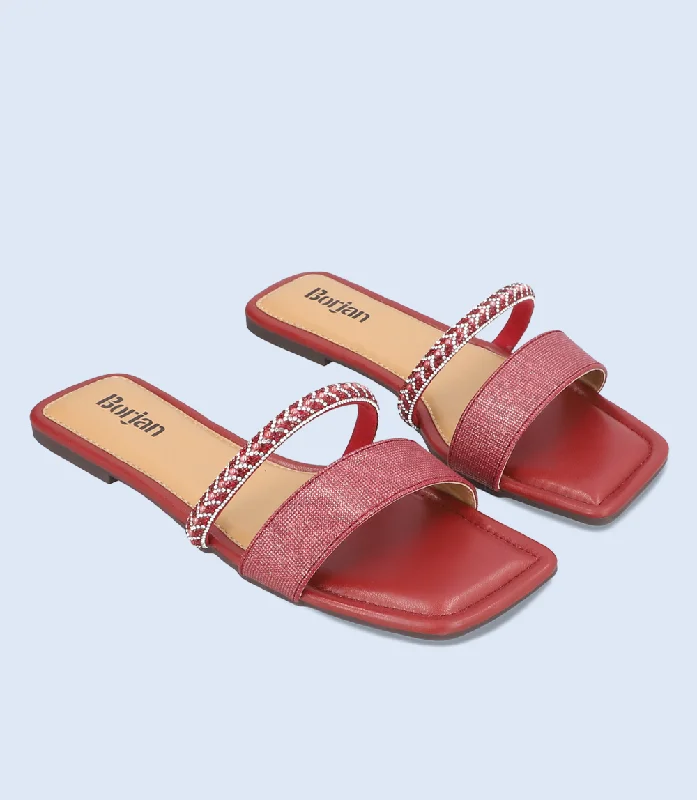 BW9309-MAROON-Women Slipper