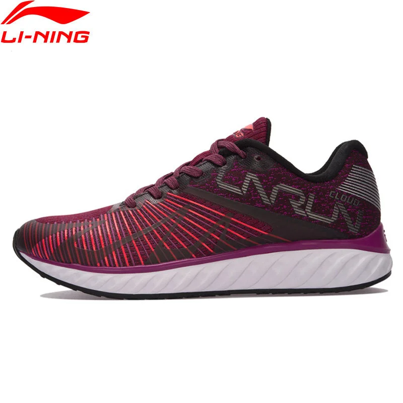 Li-Ning Women Shoes LN CLOUD IV 'FLAME' Running Shoes Mono Yarn Breathable Sneakers