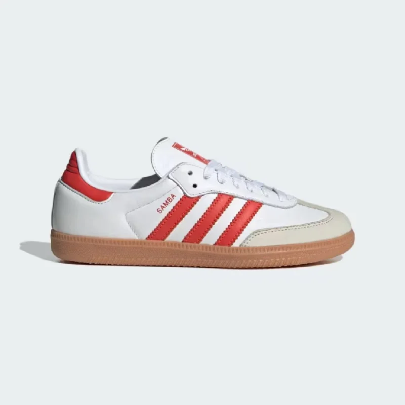 Samba OG Shoes (Cloud White + Solar Red + Off White)