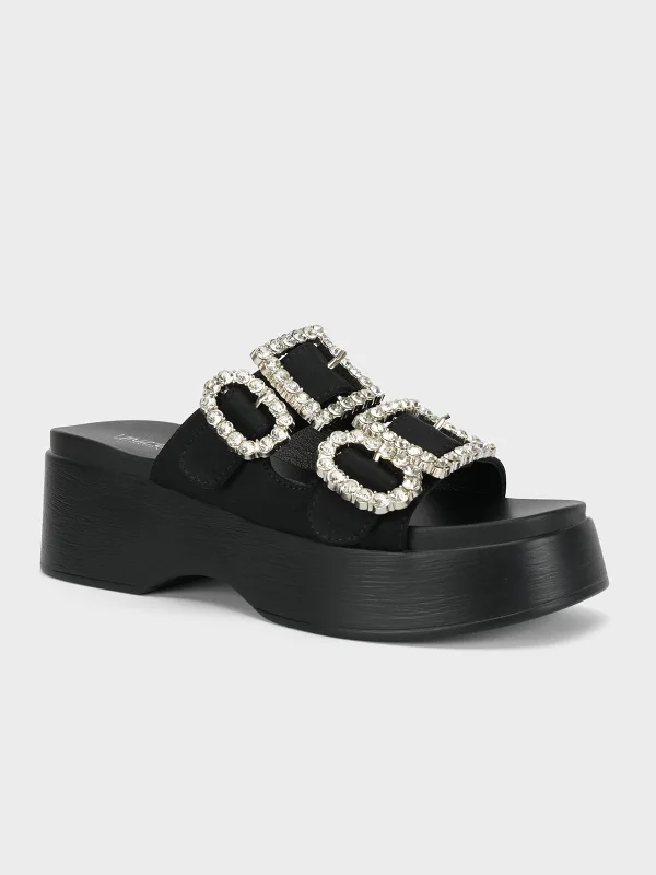 Women's "ALYTH" Buckled Adorned Sandals